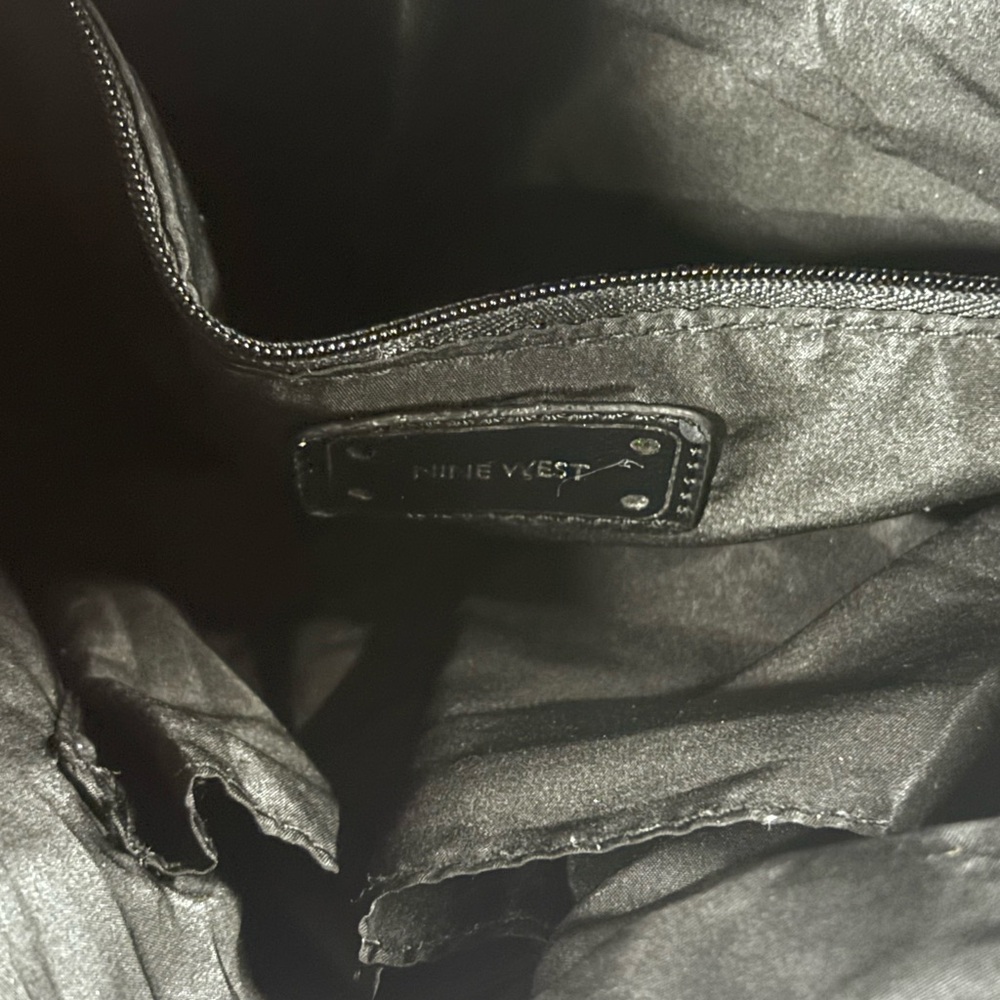 Nine West Black‎ and Brown Patterned Satchel - Picture 7 of 8